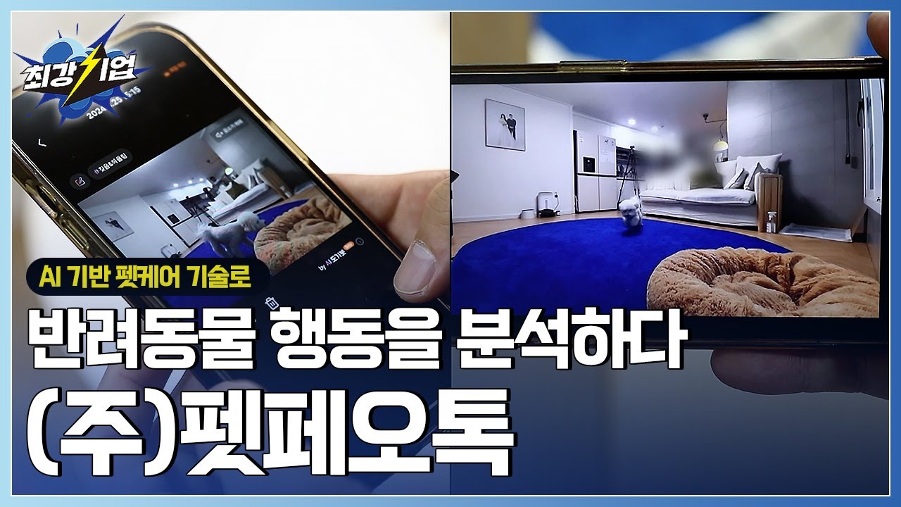 [최강기업] 반려동물의 행동을 분석한다? AI 펫케어 기술!