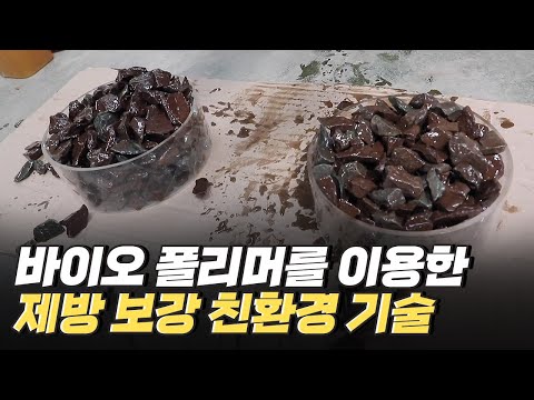 [핫클립] 친환경 소재를 이용한 호안과 제방을 보강하는 기술