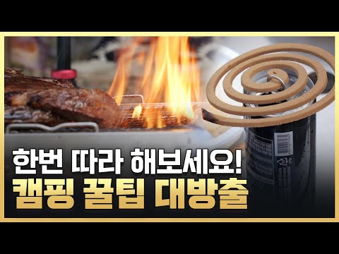 [황금나침반] 이가 없으면 잇몸으로! 캠핑 꿀팁 대방출